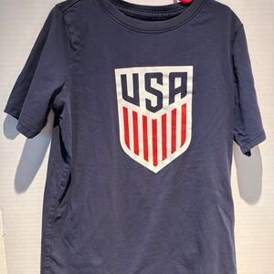 Nike Navy USA Shield Kids T-Shirt